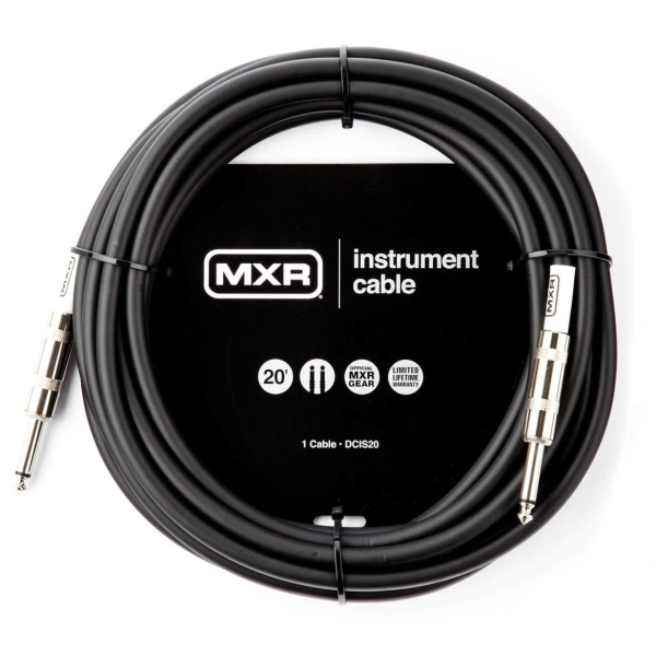 Інструментальний кабель DUNLOP DCIS20 MXR STANDARD INSTRUMENT CABLE 20ft Інструментальний кабель DUNLOP DCIS20 MXR STANDARD INSTRUMENT CABLE 20ft