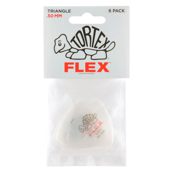 Медіатор DUNLOP 456P.50 TORTEX FLEX TRIANGLE PLAYERS PACK 0.50