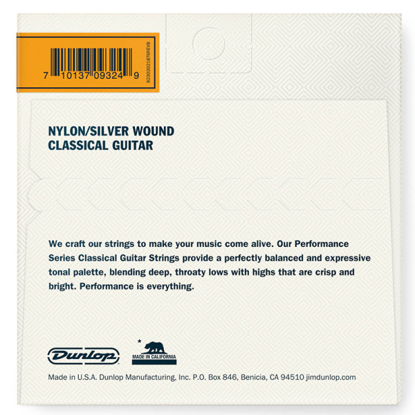 Струни для класичної гітари DUNLOP DCV100NB Performance Series Classical (Ball Ends)