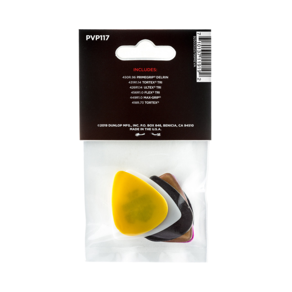 Набір медіаторів DUNLOP BASS PICK VARIETY PACK