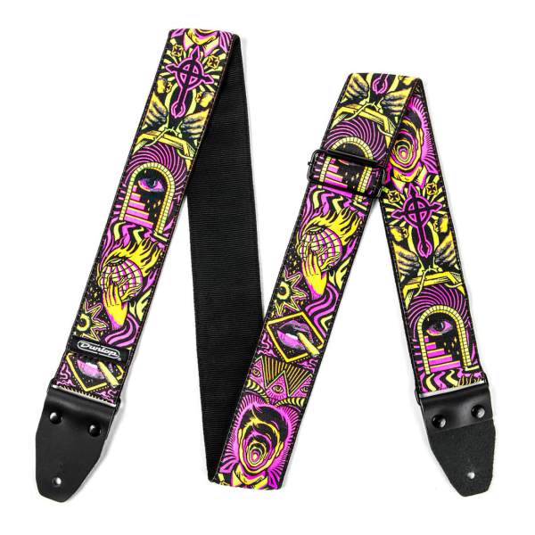 Ремінь для гітари DUNLOP ILD03 Ilovedust Headspace Orange Strap