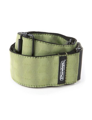Ремінь для гітари DUNLOP D6710 JACQUARD HEXAGON ECHO OLIVE STRAP