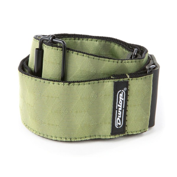 Ремінь для гітари DUNLOP D6710 JACQUARD HEXAGON ECHO OLIVE STRAP