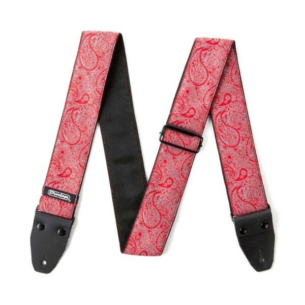 Ремінь для гітари DUNLOP D6711 JACQUARD PAISLEY RED STRAP