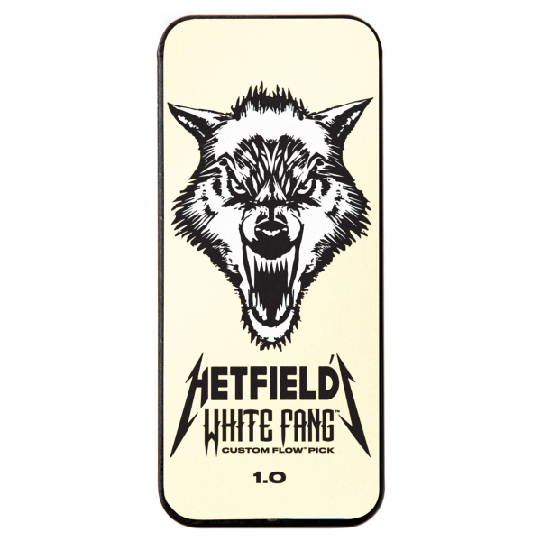 Медіатор DUNLOP HETFIELD'S WHITE FANG CUSTOM FLOW PICK TIN 1.0MM – Набір