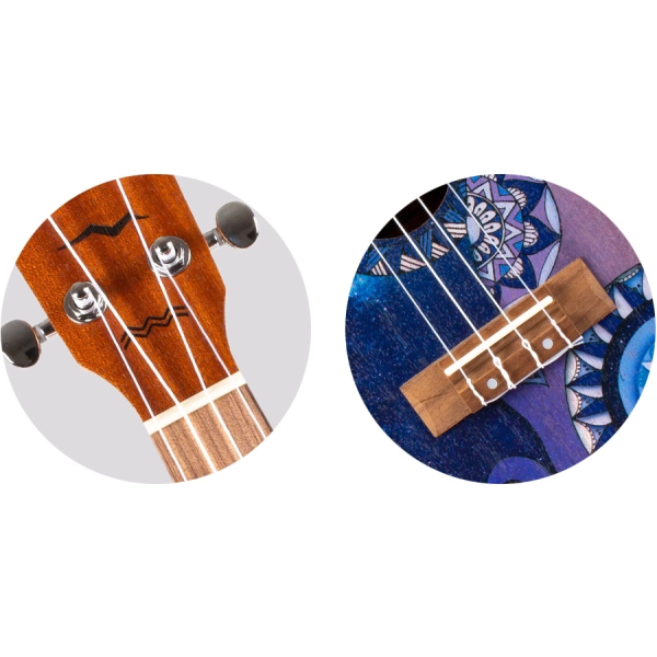 Укулеле концерт Flight AUC33 Stardust