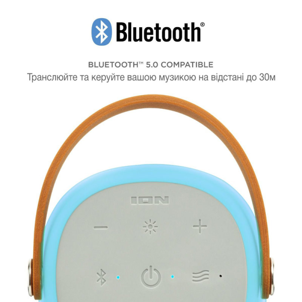 Бездротова портативна Bluetooth колонка ION BRIGHT MAX Бездротова портативна Bluetooth колонка ION BRIGHT MAX