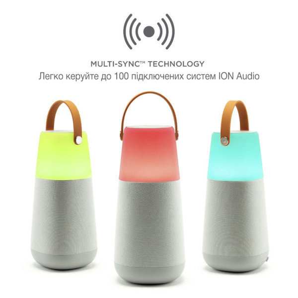 Бездротова портативна Bluetooth колонка ION BRIGHT MAX Бездротова портативна Bluetooth колонка ION BRIGHT MAX