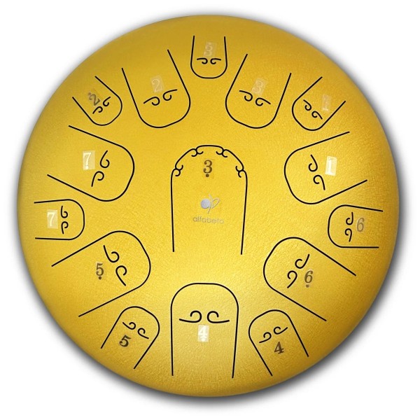Глюкофон Alfabeto GLP14-15GL (золотий) Глюкофон Alfabeto GLP14-15GL (золотий)