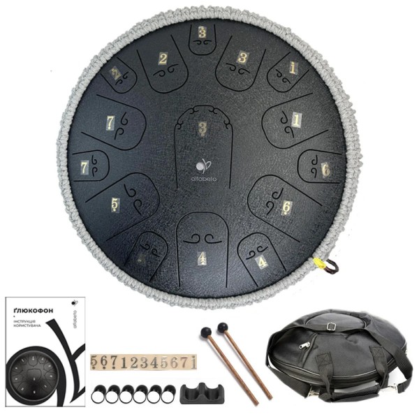 Глюкофон Alfabeto GLP14-15BK (чорний) Глюкофон Alfabeto GLP14-15BK (чорний)