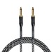 Кабель інструментальний Cascha CCP-G2SBK6 (Professional Line Guitar Cable, Tweed Black, 6 м)
