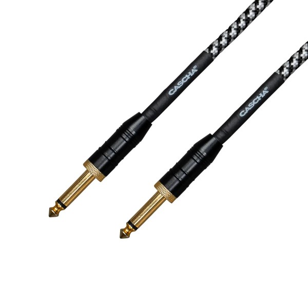 Кабель інструментальний Cascha CCP-G2SBK6 (Professional Line Guitar Cable, Tweed Black, 6 м) Кабель інструментальний Cascha CCP-G2SBK6 (Professional Line Guitar Cable, Tweed Black, 6 м)