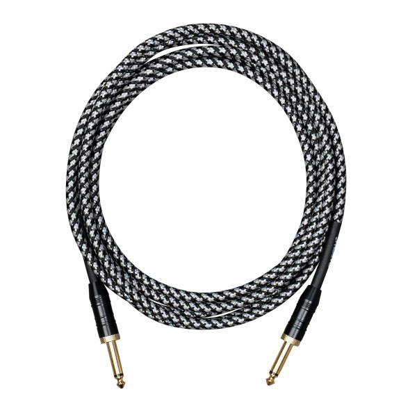 Кабель інструментальний Cascha CCP-G2SBK6 (Professional Line Guitar Cable, Tweed Black, 6 м) Кабель інструментальний Cascha CCP-G2SBK6 (Professional Line Guitar Cable, Tweed Black, 6 м)