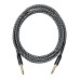 Кабель інструментальний Cascha CCP-G2SBK6 (Professional Line Guitar Cable, Tweed Black, 6 м)