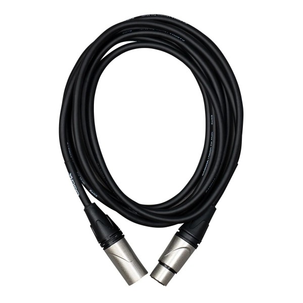 Кабель мікрофонний Cascha CCA-M1BK6 (Advanced Line Microphone Cable, Black, 6 м)