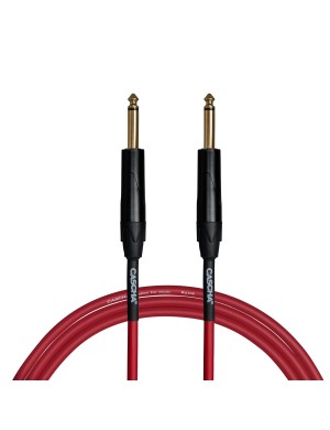Кабель инструментальный Cascha CCA-G1RD6 (Advanced Line Guitar Cable, Red, 6 м)