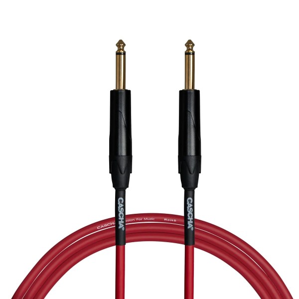 Кабель інструментальний Cascha CCA-G1RD6 (Advanced Line Guitar Cable, Red, 6 м) Кабель інструментальний Cascha CCA-G1RD6 (Advanced Line Guitar Cable, Red, 6 м)