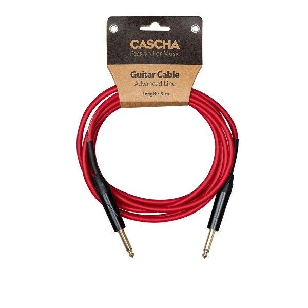 Кабель інструментальний Cascha CCA-G1RD6 (Advanced Line Guitar Cable, Red, 6 м) Кабель інструментальний Cascha CCA-G1RD6 (Advanced Line Guitar Cable, Red, 6 м)