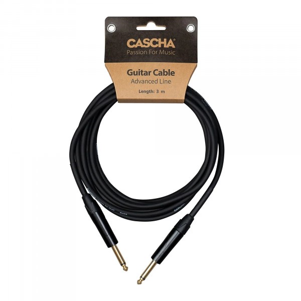 Кабель інструментальний Cascha CCA-G1BK3 (Advanced Line Guitar Cable, Black, 3 м) Кабель інструментальний Cascha CCA-G1BK3 (Advanced Line Guitar Cable, Black, 3 м)