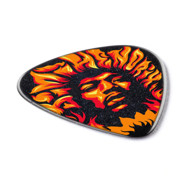 Набір медіаторів DUNLOP JIMI HENDRIX 69 PSYCH SERIES VOODOO FIRE GUITAR PICK (HEAVY)