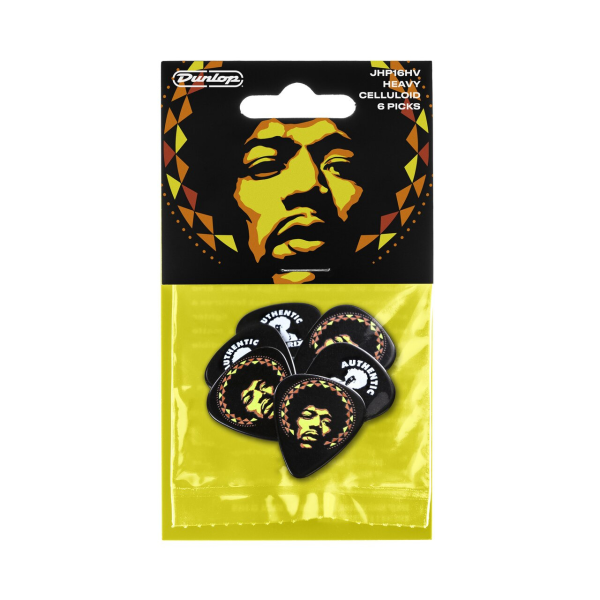 Набір медіаторів DUNLOP JIMI HENDRIX 69 PSYCH SERIES AURA MANDALA GUITAR PICK (HEAVY)