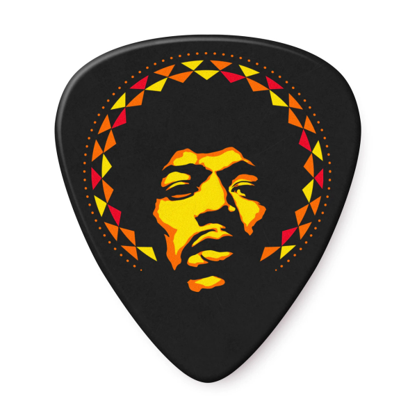 Набір медіаторів DUNLOP JIMI HENDRIX 69 PSYCH SERIES AURA MANDALA GUITAR PICK (HEAVY)