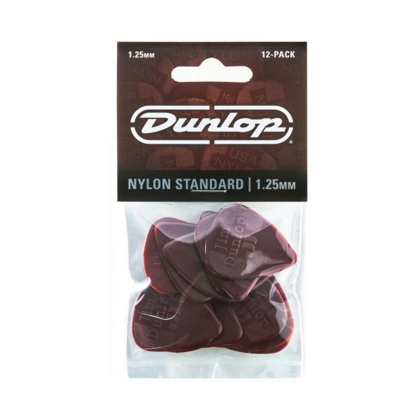 Медіатор DUNLOP NYLON STANDARD PICK 1.25MM – Набір