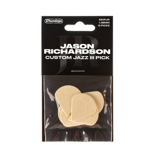 Набір медіаторів DUNLOP JASON RICHARDSON CUSTOM JAZZ III PICK