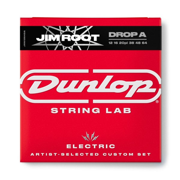 Струни для електрогітари DUNLOP Jim Root String Lab Series 12-64 | Drop A
