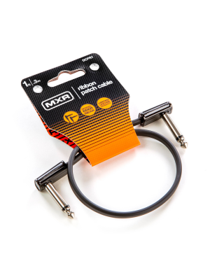 Инструментальный патч-кабель Jack 6.3 моно папа - Jack 6.3 моно папа MXR 1 FOOT RIBBON PATCH CABLE
