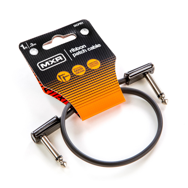 Інструментальний патч-кабель Jack 6.3 моно тато - Jack 6.3 моно тато MXR 1 FOOT RIBBON PATCH CABLE