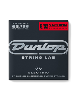 Струны для электрогитары DUNLOP DEN09527 NICKEL WOUND ELECTRIC GUITAR STRINGS 09-52