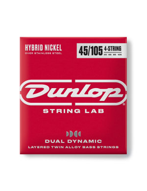 Струны для бас-гитары DUNLOP DBHYN45105 DUAL DYNAMIC STRINGS 45-105