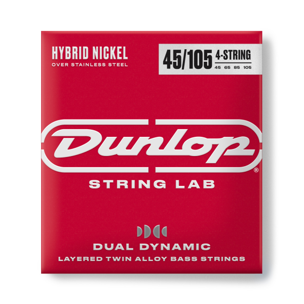 Струни для бас-гітари DUNLOP DBHYN45105 DUAL DYNAMIC STRINGS 45-105