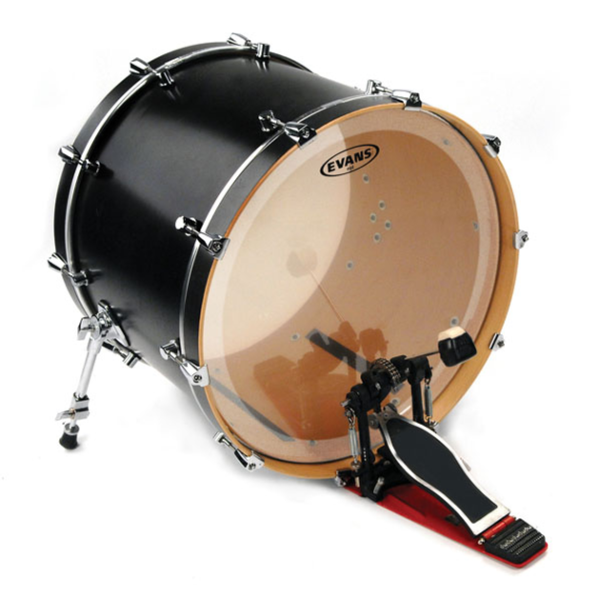Робочий пластик для бас-барабана Evans EQ4 Clear 24"