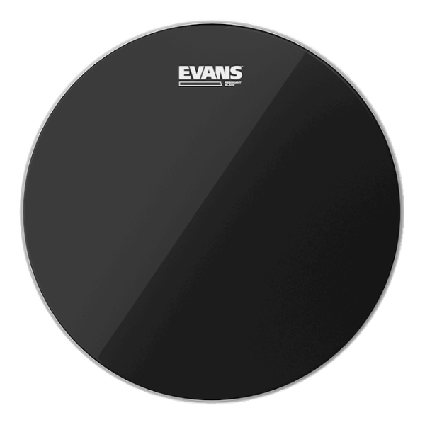 Резонаторний пластик 12 "для тома одношаровий, чорний EVANS TT12RBG 12 RESONANT BLACK
