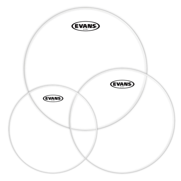 Набір пластиків для томів EVANS G1 Clear Fusion Tom Pack (10, 12, 14)