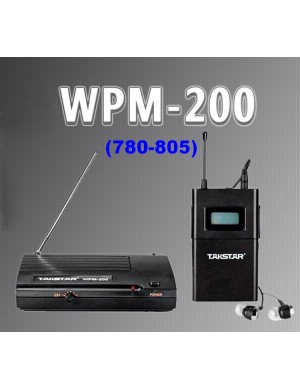 Беспроводная система мониторинга Takstar WPM-200 (780-805МГц) Беспроводная система мониторинга Takstar WPM-200 (780-805МГц)