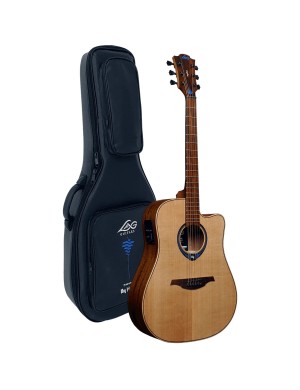 Смарт-гитара Lag Tramontane HyVibe 10 THV10DCE-LB + чехол Смарт-гитара Lag Tramontane HyVibe 10 THV10DCE-LB + чехол