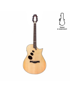 Электроакустическая гитара Alfabeto GammaEQ (Natural) + чехол Электроакустическая гитара Alfabeto GammaEQ (Natural) + чехол