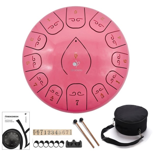 Глюкофон Alfabeto GLP12-13PK (рожевий)
