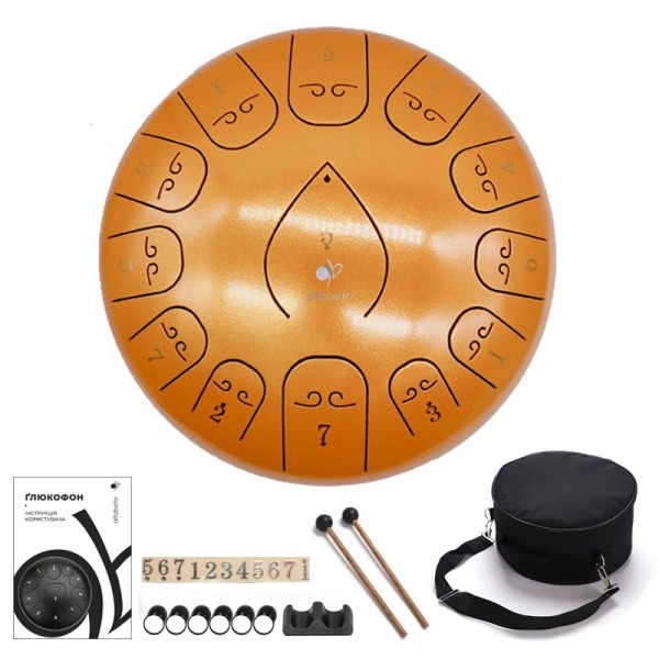 Глюкофон Alfabeto GLP12-13GL (золотий)