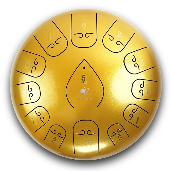 Глюкофон Alfabeto GLP12-13GL (золотий)