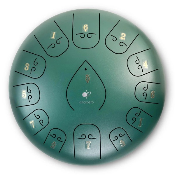 Глюкофон Alfabeto GLP12-13DG (темно-зелений)