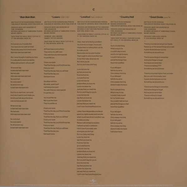 Вінілова платівка The Cardigans - The Rest Of The Best - Vol. 1 [2LP]