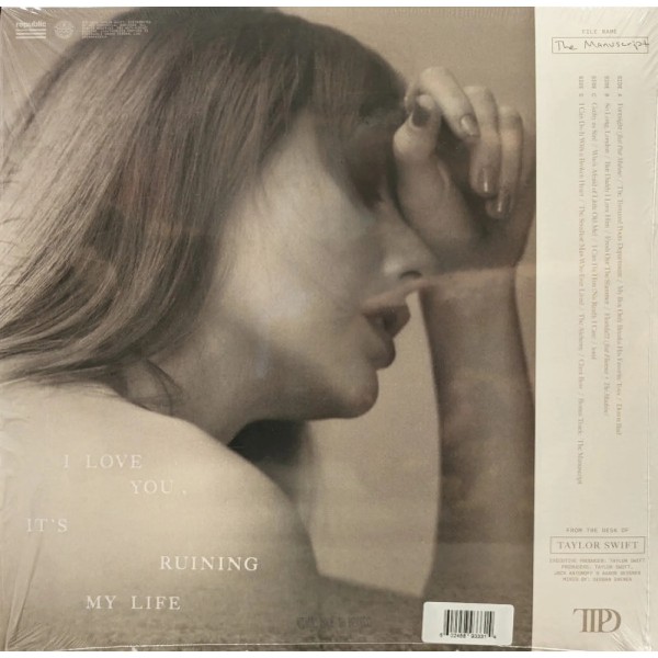 Вінілова платівка Taylor Swift - The Tortured Poets Department (Colored Vinyl) [2LP]