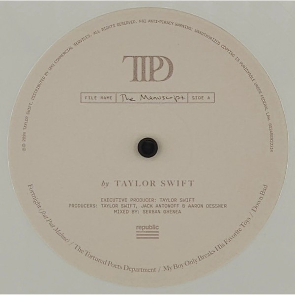 Вінілова платівка Taylor Swift - The Tortured Poets Department (Colored Vinyl) [2LP]