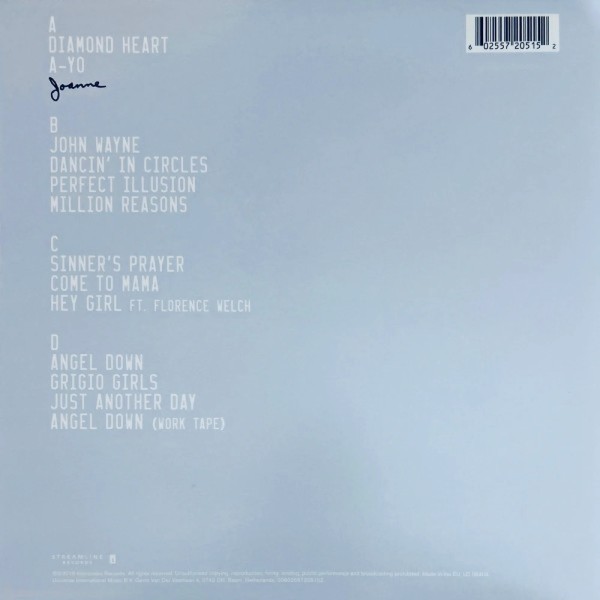 Вінілова платівка Lady Gaga - Joanne (Deluxe Edition) [2LP]