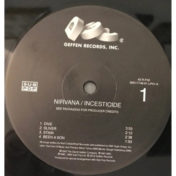 Вінілова платівка Nirvana - Incesticide [2LP]