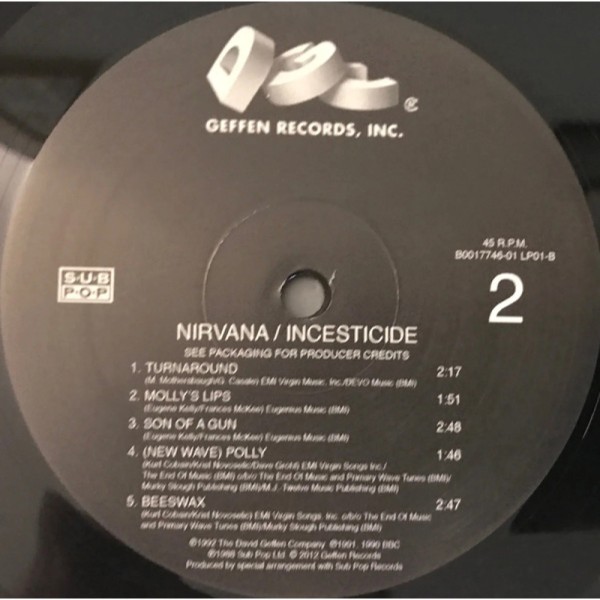 Вінілова платівка Nirvana - Incesticide [2LP]